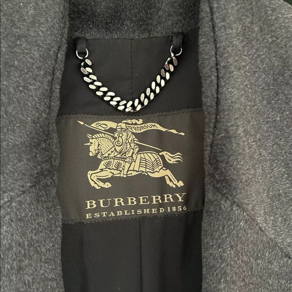 BEAUTIFUL, long, cashmere Burberry Prorsum overcoat. Charcoal grey. - Picture 6 of 6